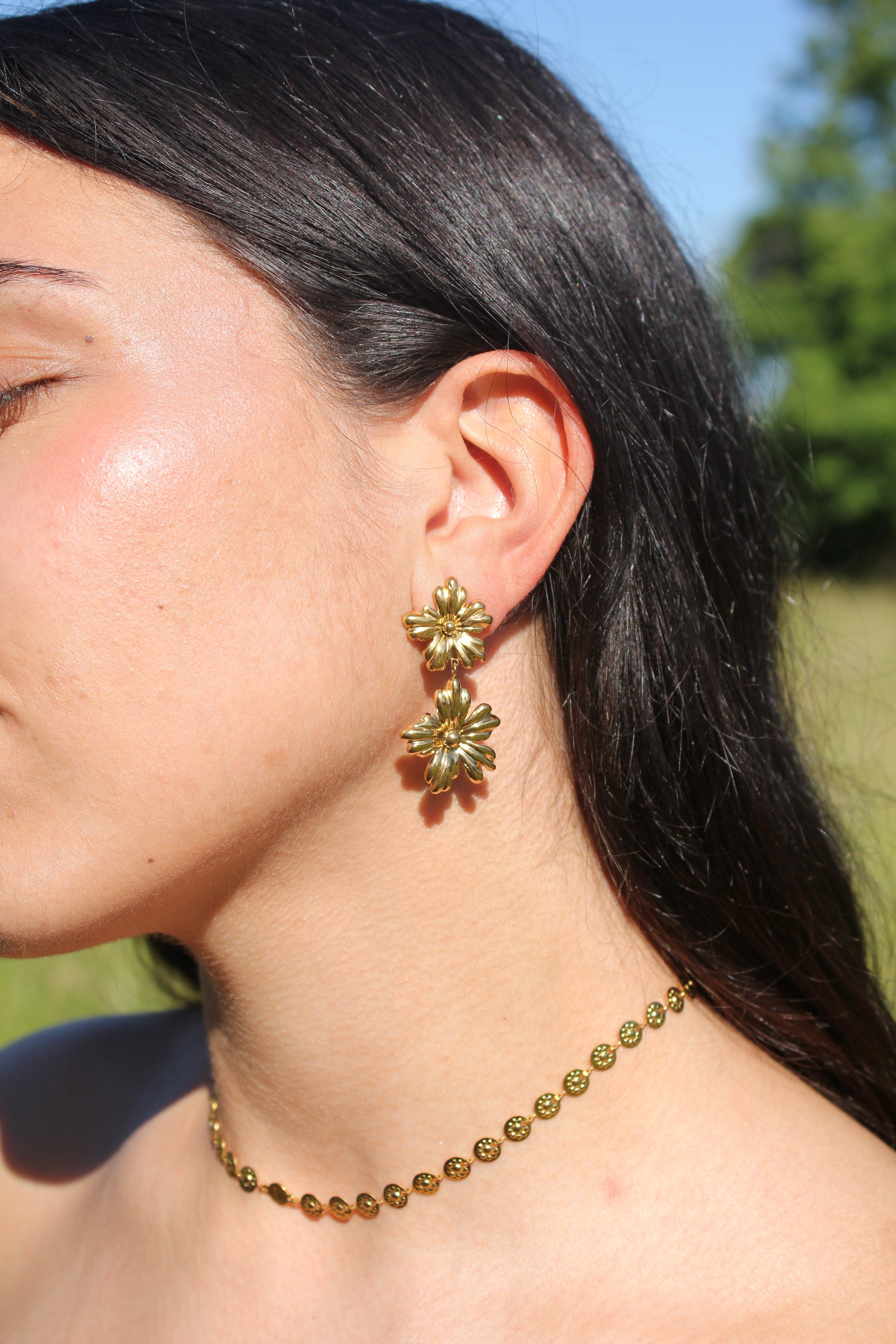 Florella - Boucles Fleurs Boucle d'oreille