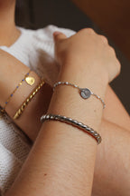 Laguna - Bracelet Personnalisable Argenté Bracelet