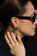 Golden - Boucles Doré Boucle d'oreille