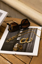 Iris - Boucles Doré Boucle d'oreille