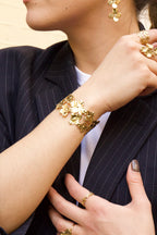 Floria - Bracelet Jonc Doré Bracelet
