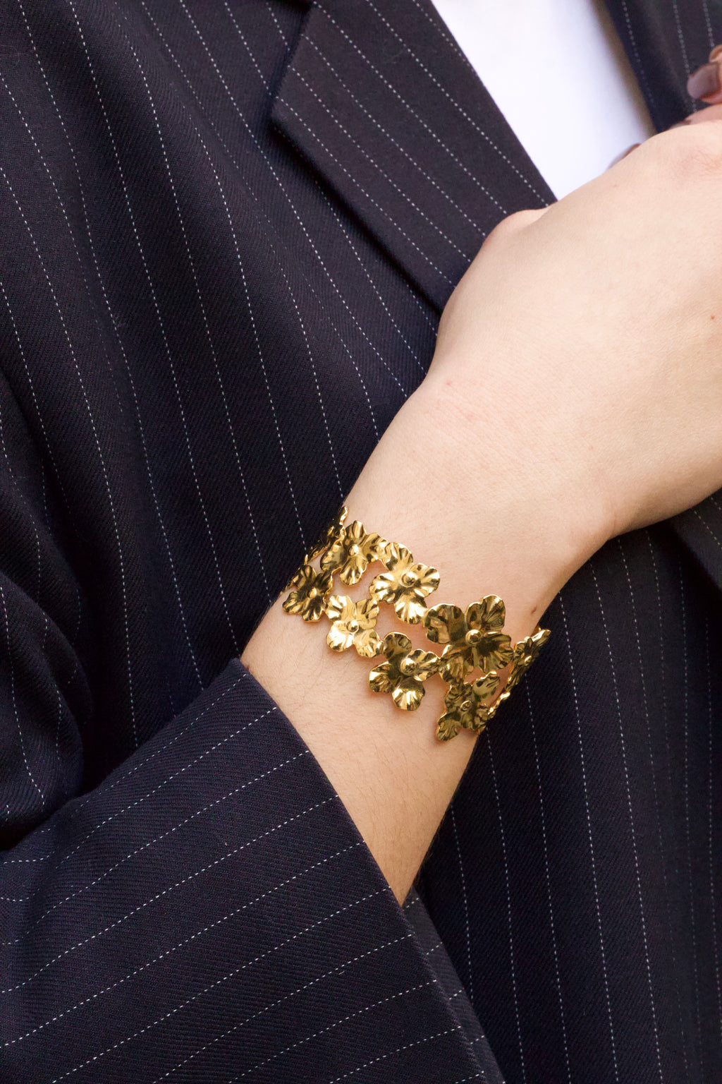 Floria - Bracelet Jonc Doré Bracelet
