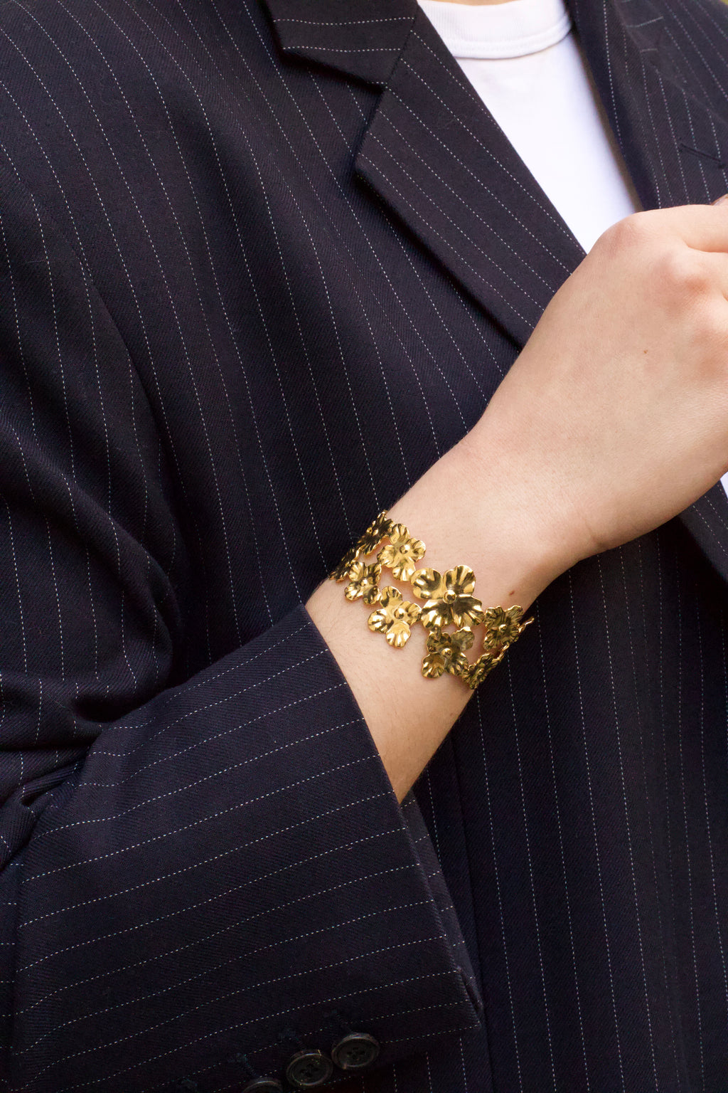 Floria - Bracelet Jonc Doré Bracelet