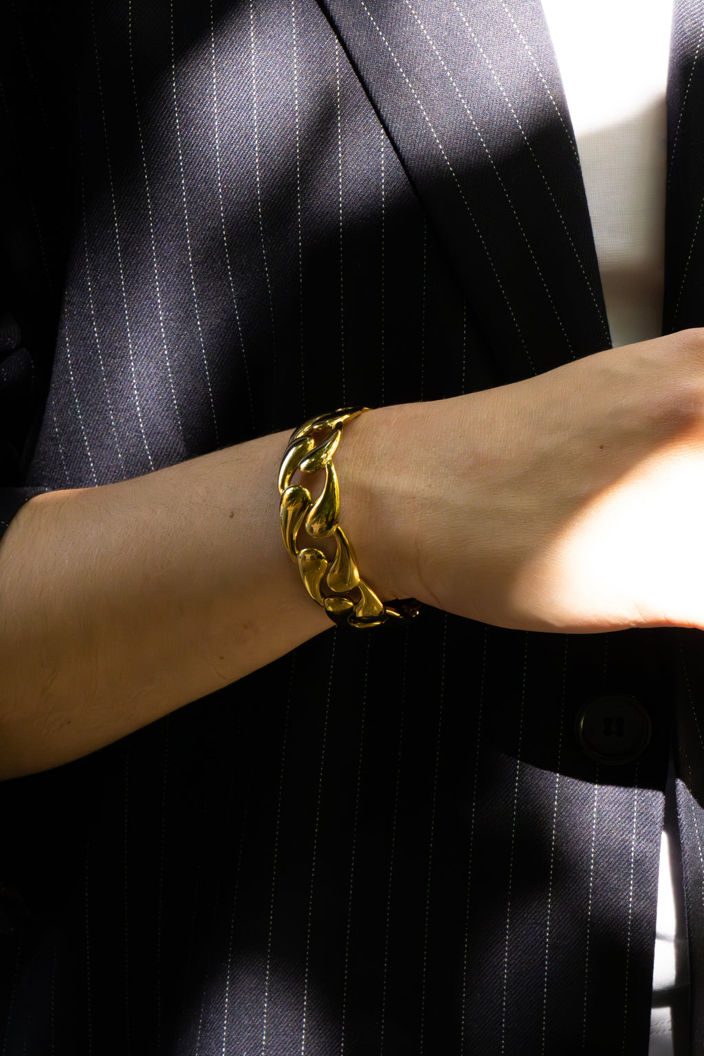 Talia- Jonc Doré Bracelet