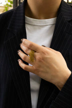 Frost - Bague Chaine Doré ou Argenté Bague