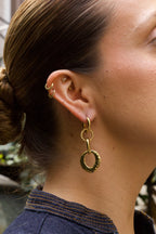 Celeste- Boucles d'oreilles Pendantes Doré Boucle d'oreille