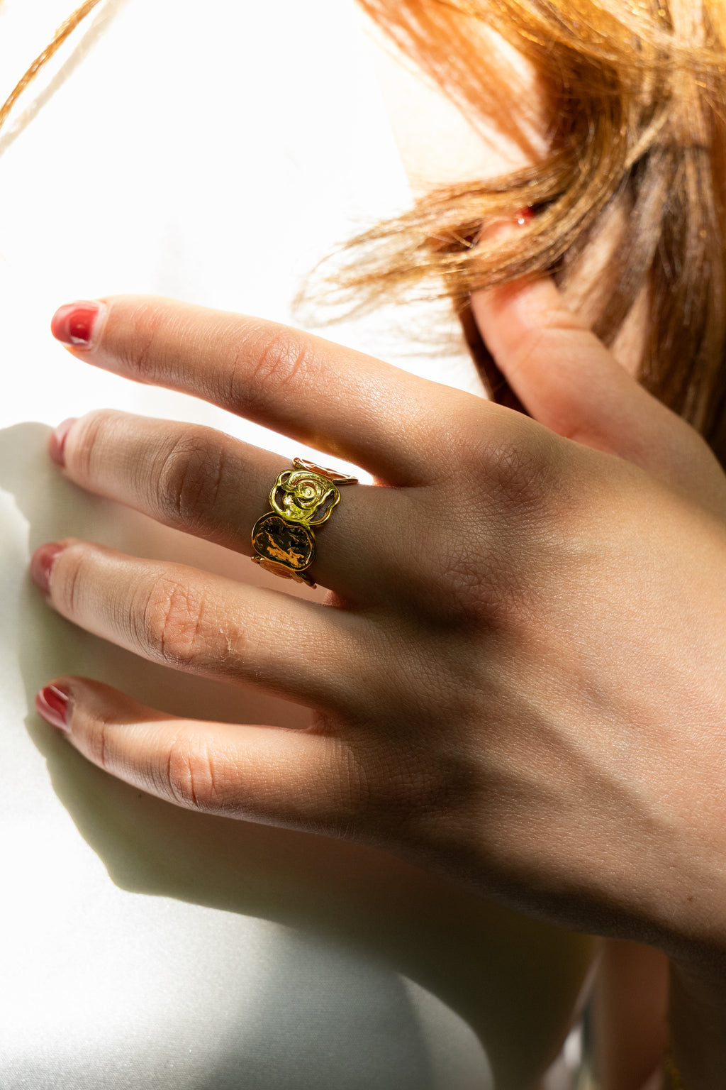 Aurore - Bague Fleur Doré ou Argenté Bague