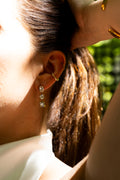 Bella - Boucles Pendantes à Strass Boucle d'oreille