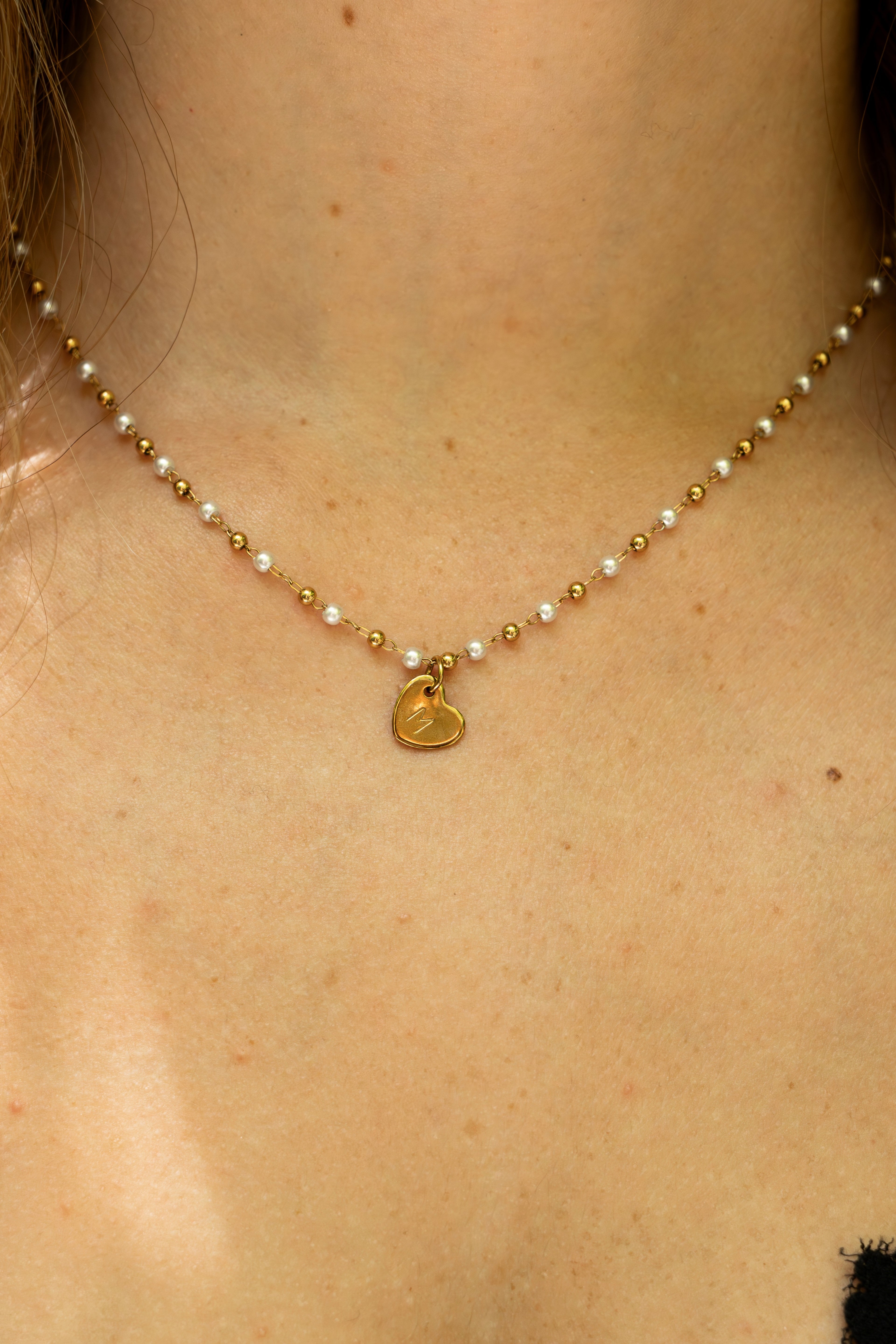 Perla - Collier Ras de cou Personnalisable Collier