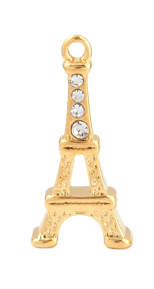 Tour Eiffel Strass Doré 