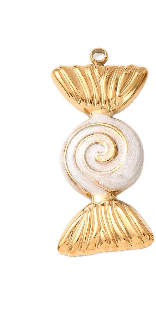 Bonbon Blanc Doré Charm