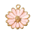 Fleur Rose Doré Charm