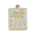 Passeport Avion Charm
