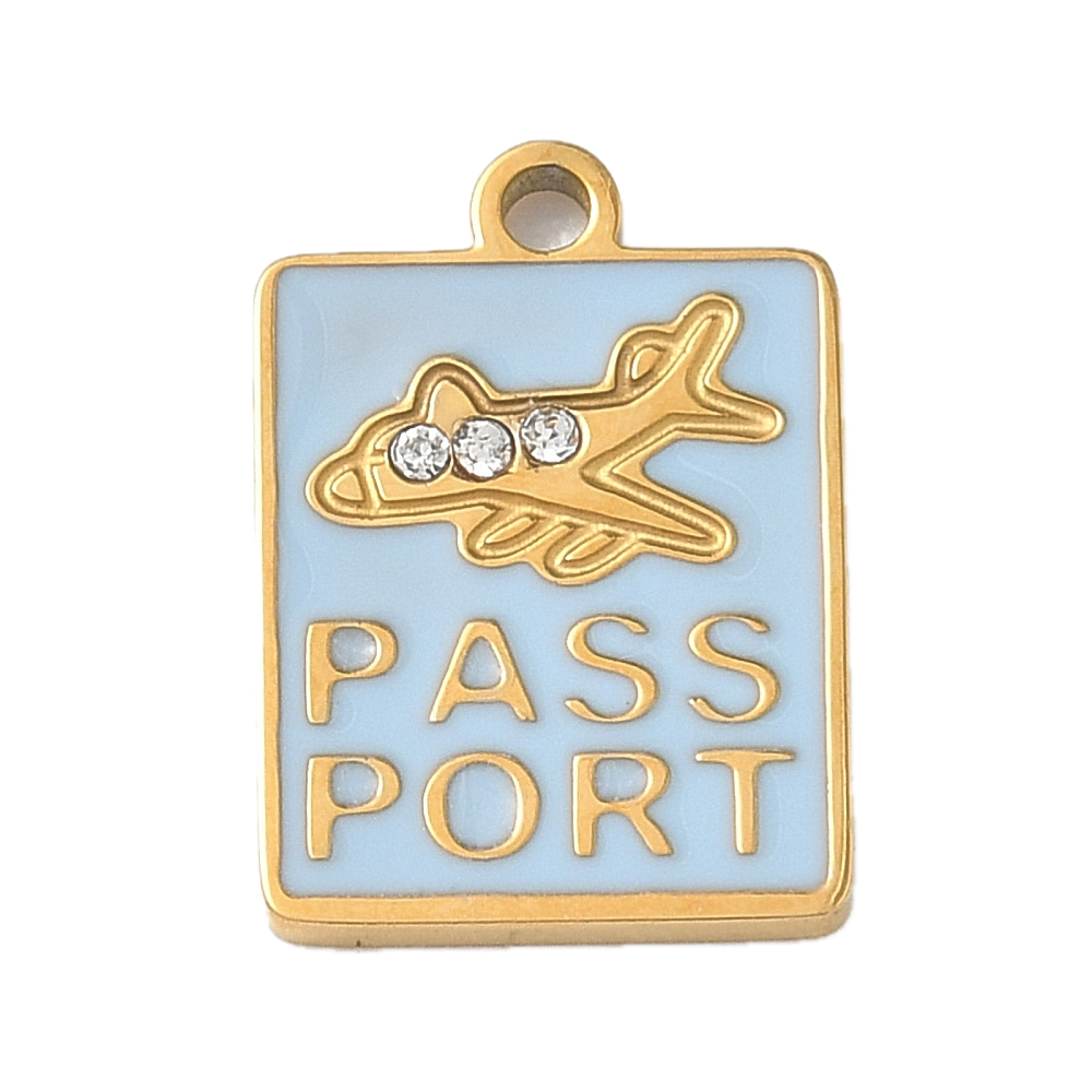 Passeport Avion Charm
