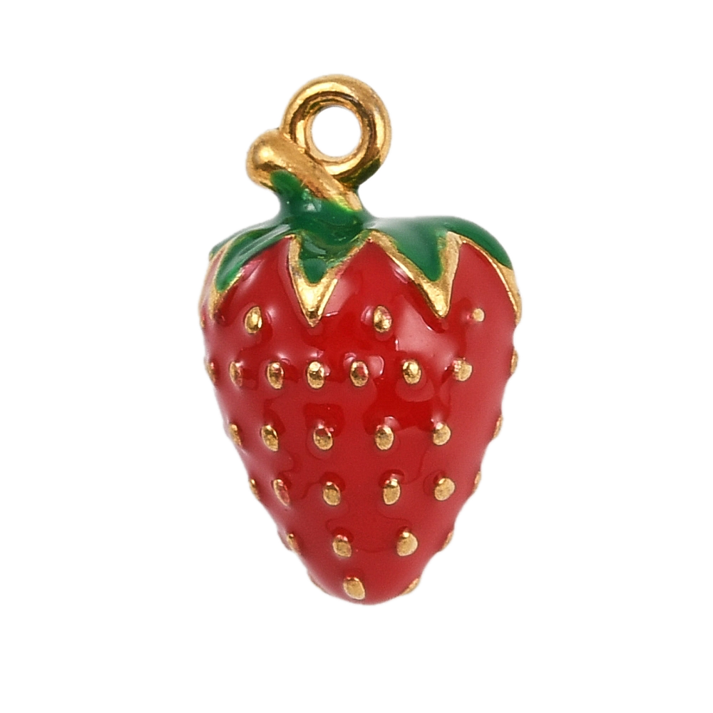 Fraise Doré Charm