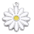 Fleur Marguerite Blanche Charm