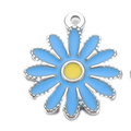 Fleur Marguerite Bleu Charm