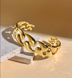 Talia- Jonc Doré Bracelet