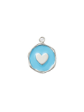 Médaillon Coeur Bleu