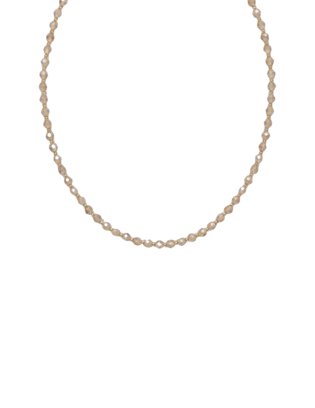 Chaîne Perle Beige Doré Chaîne