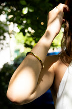 Paros - Jonc Doré ou Argenté Bracelet