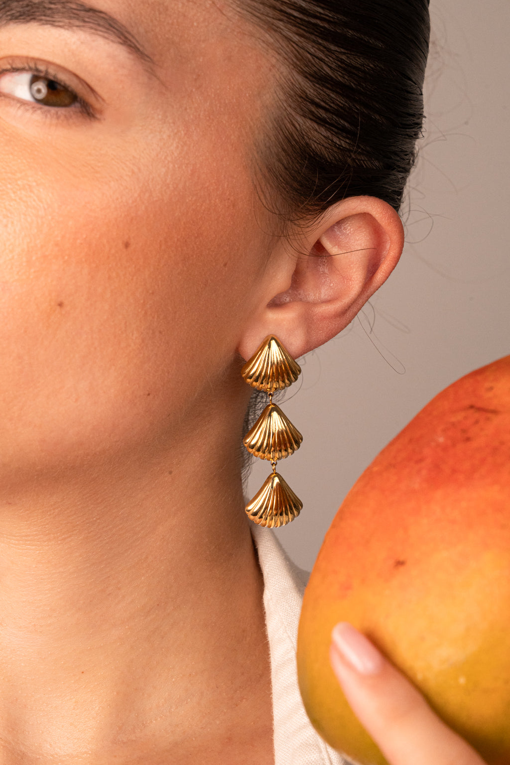 Isla - Boucles Pendantes Coquillage Boucle d'oreille