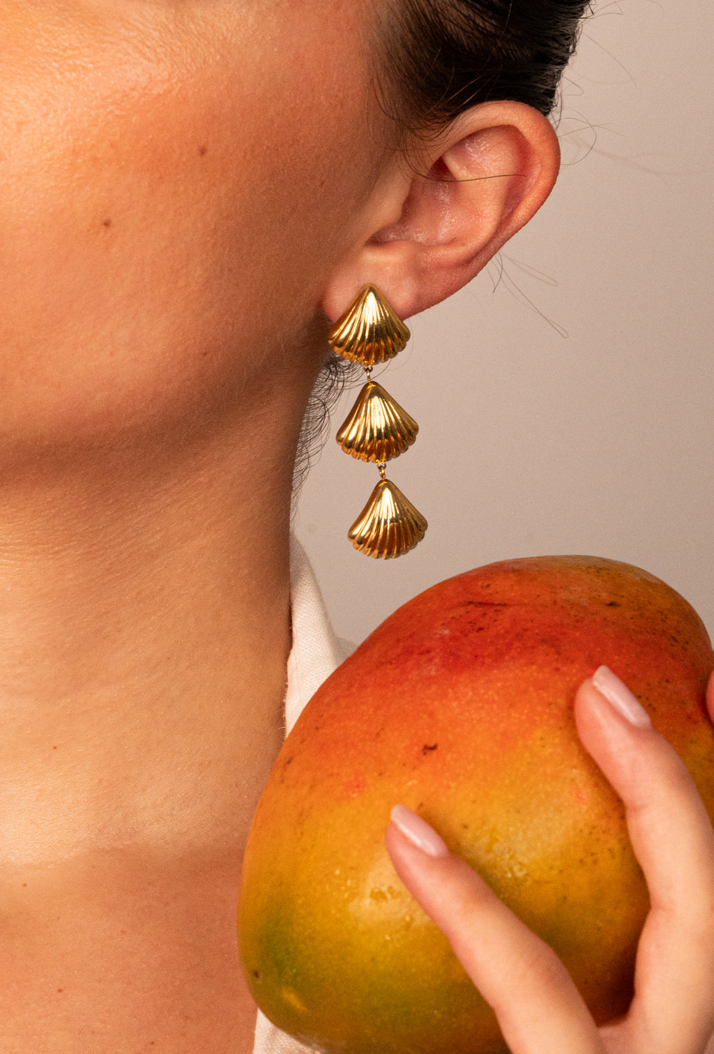 Isla - Boucles Pendantes Coquillage Boucle d'oreille