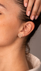 Dolce Vita - Boucles Coeur Doré ou Argenté Boucle d'oreille
