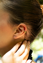 Sabléa - Earcuff Doré ou Argenté Boucle d'oreille