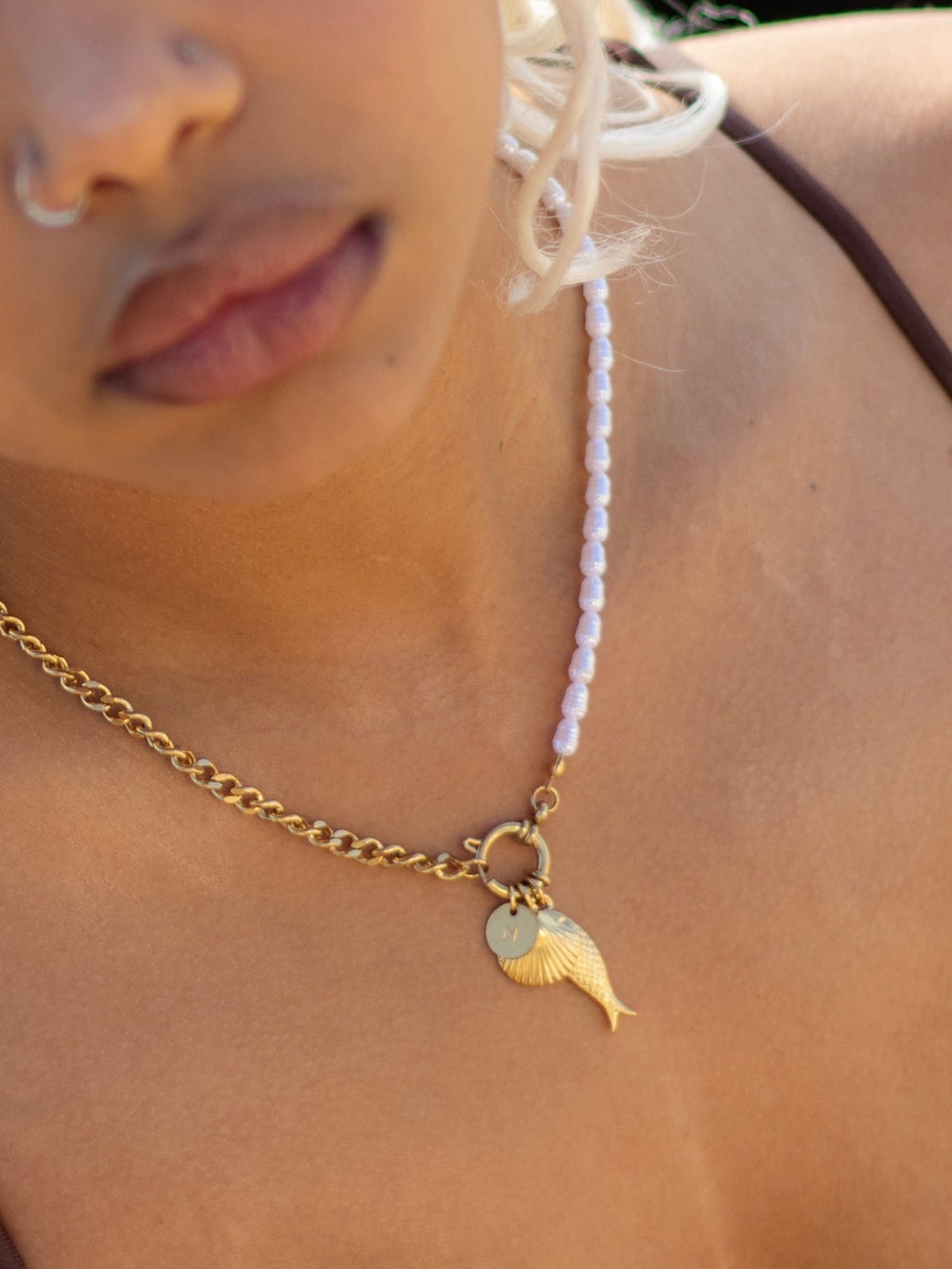 Santorin - Collier Personnalisable avec Charms Collier