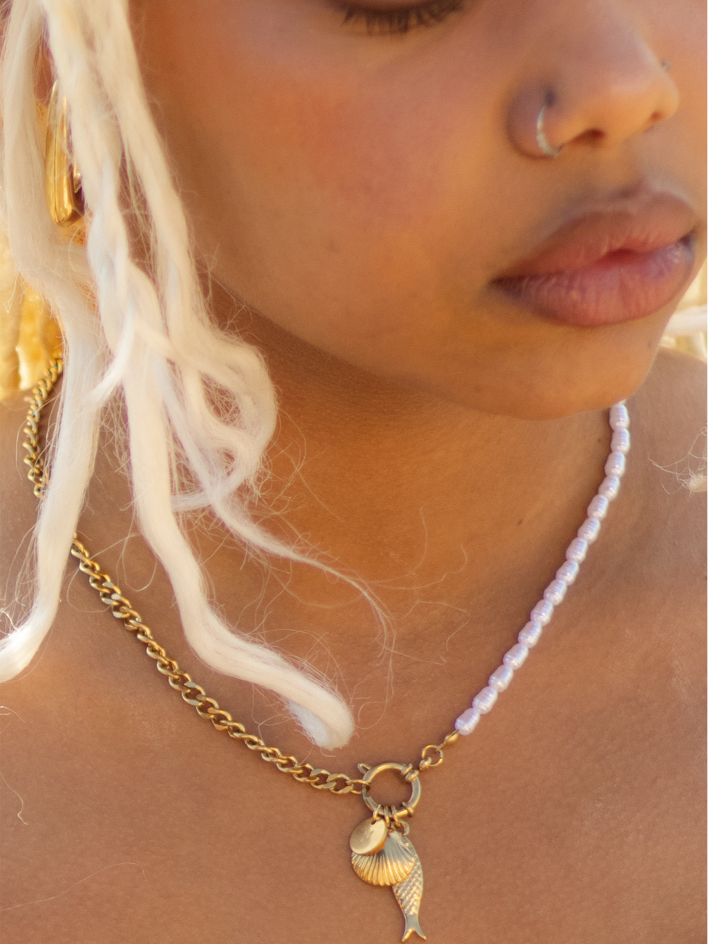 Santorin - Collier Personnalisable avec Charms Collier