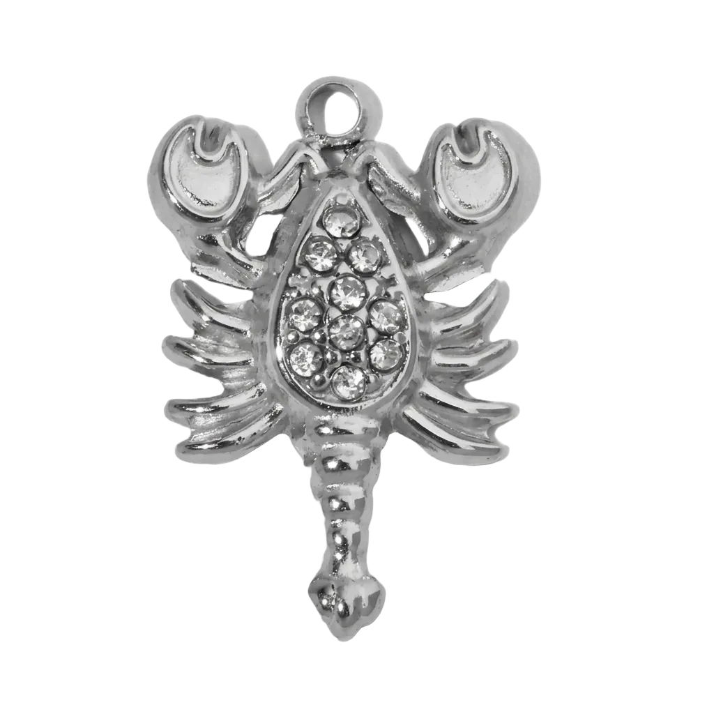 Scorpion Strass Charm