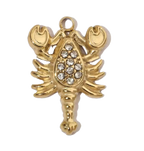 Scorpion Strass Charm