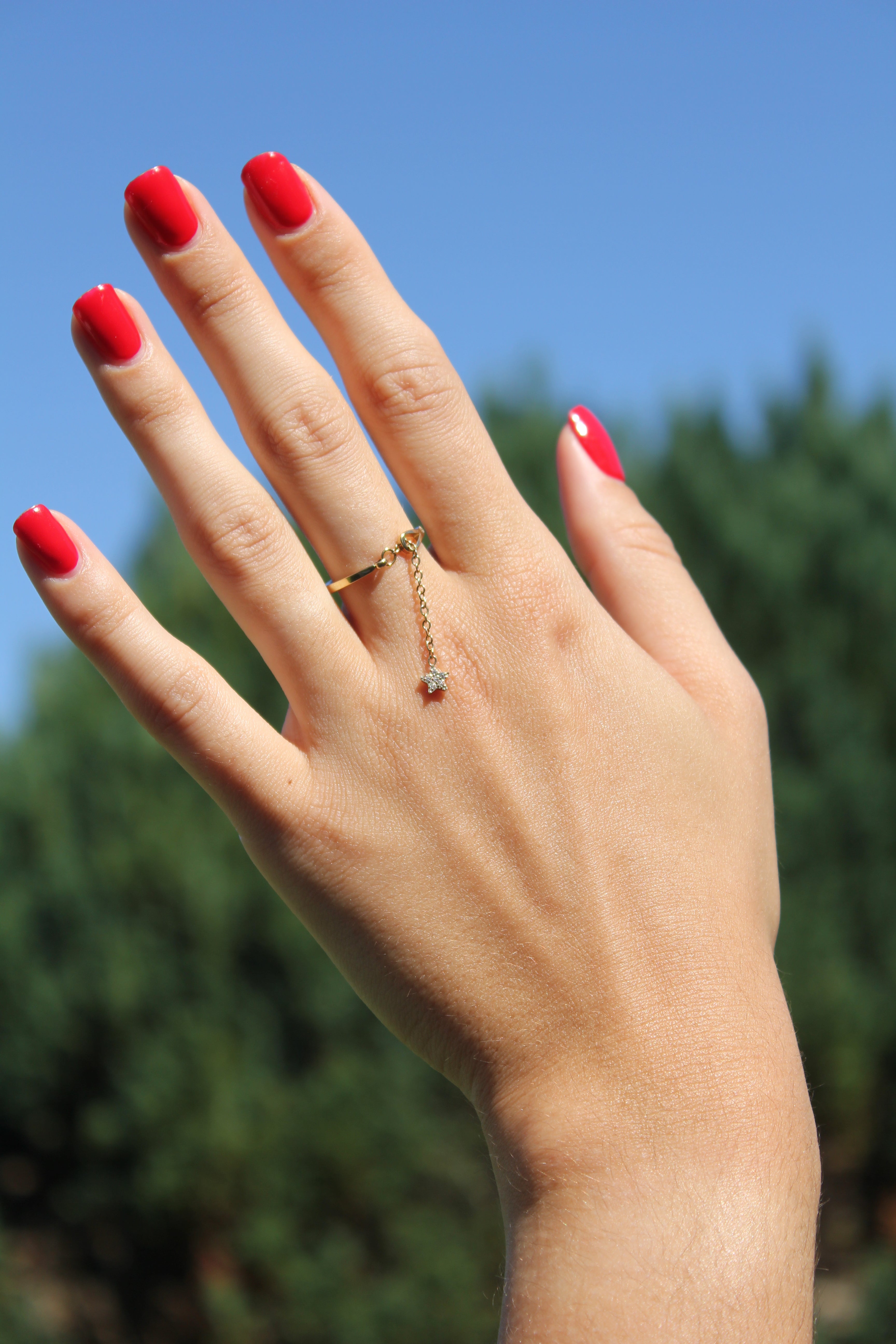 Stars - Bague Étoile Dorée ou Argentée Bague