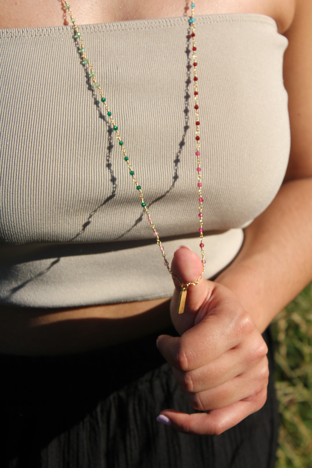 Yelina - Sautoir Personnalisable 3-en-1 Collier
